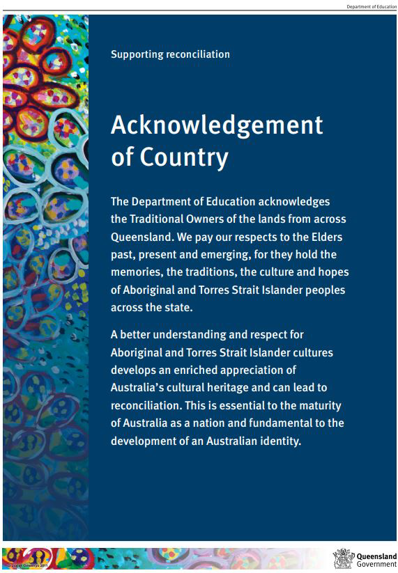 Acknowledgement of Country statement
